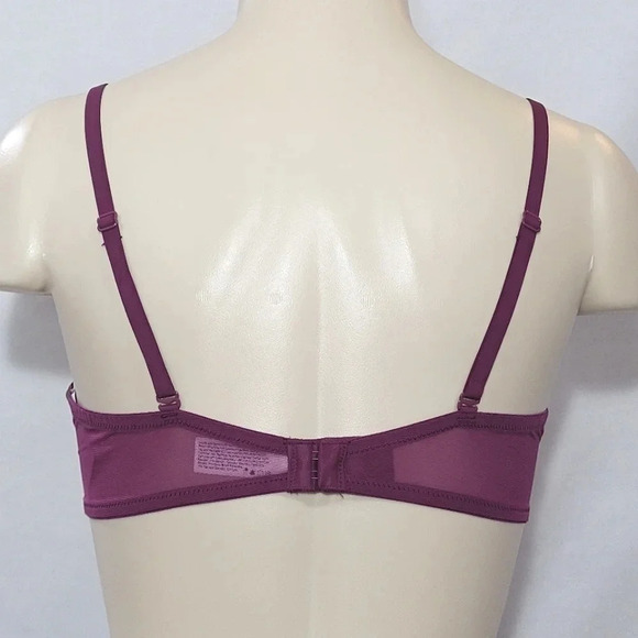 36B Maidenform SE9502 Self Expressions Lace Shaping Underwire Bra Galactic Red B - Picture 3 of 7